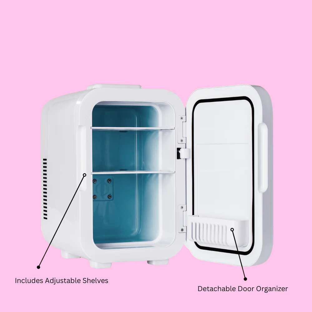 The LED Glow Cosmetics Fridge
