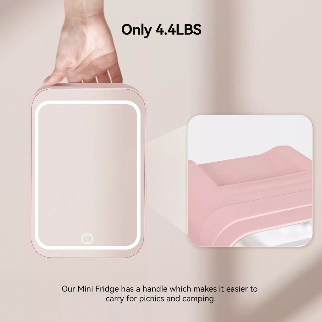The LED Glow Cosmetics Fridge
